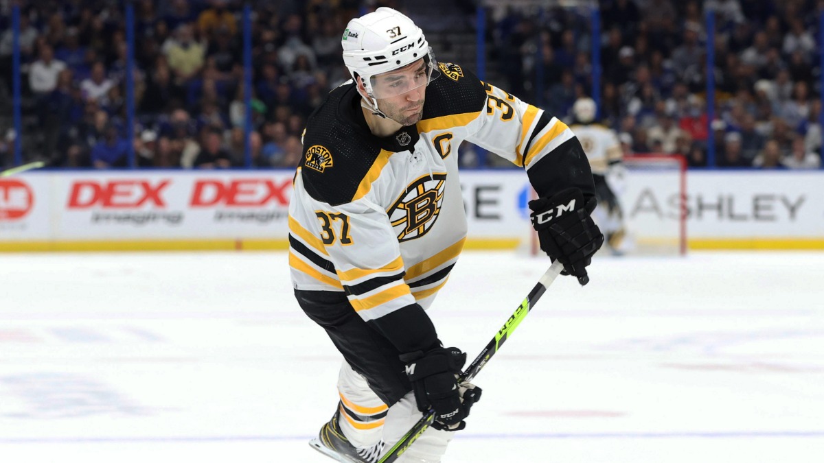 Boston Bruins center Patrice Bergeron