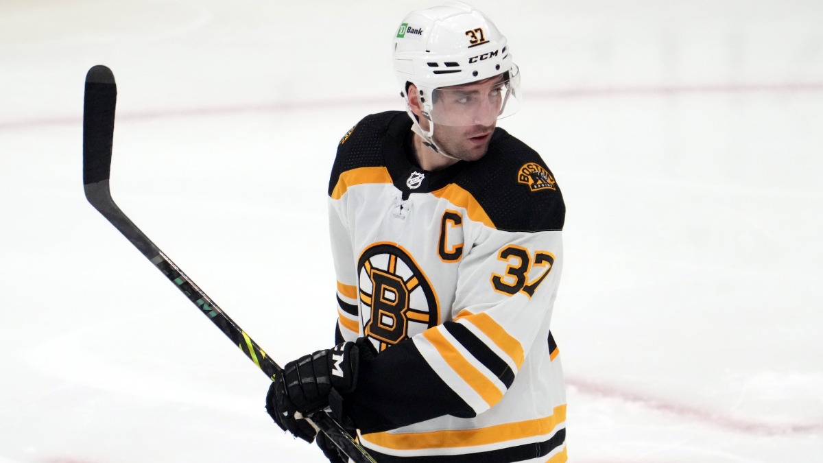 Boston Bruins center Patrice Bergeron