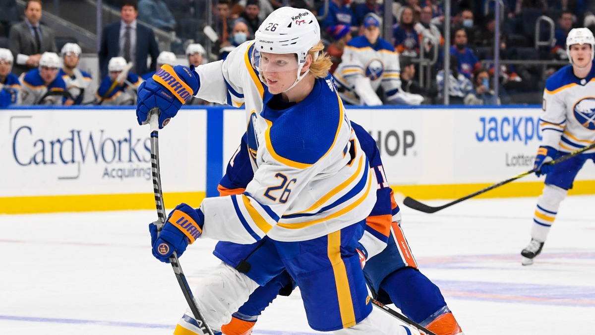 Buffalo Sabres defenseman Rasmus Dahlin