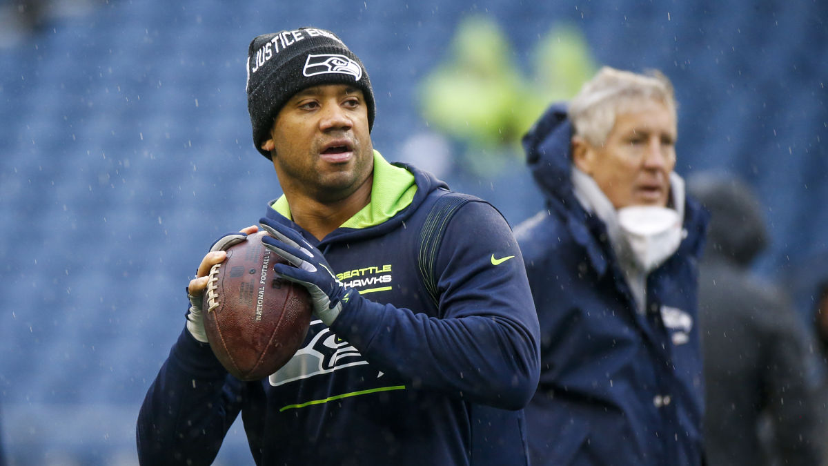 Denver Broncos quarterback Russell Wilson
