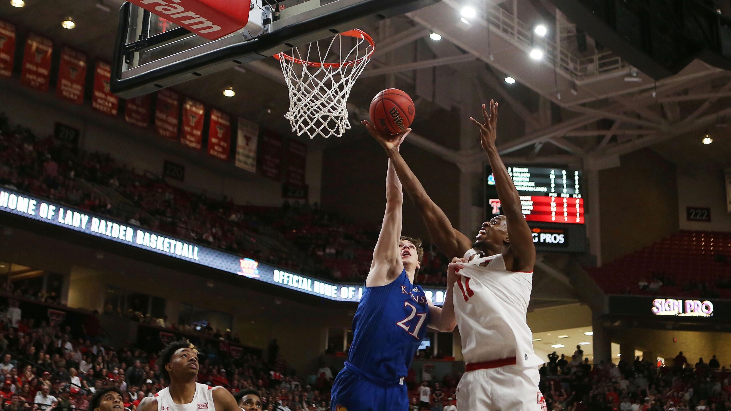 NCAA Basketball: Kansas at Texas Tech