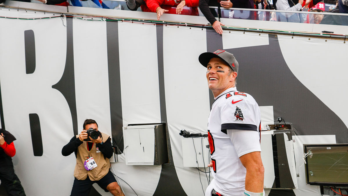 Tampa Bay Buccaneers quarterback Tom Brady