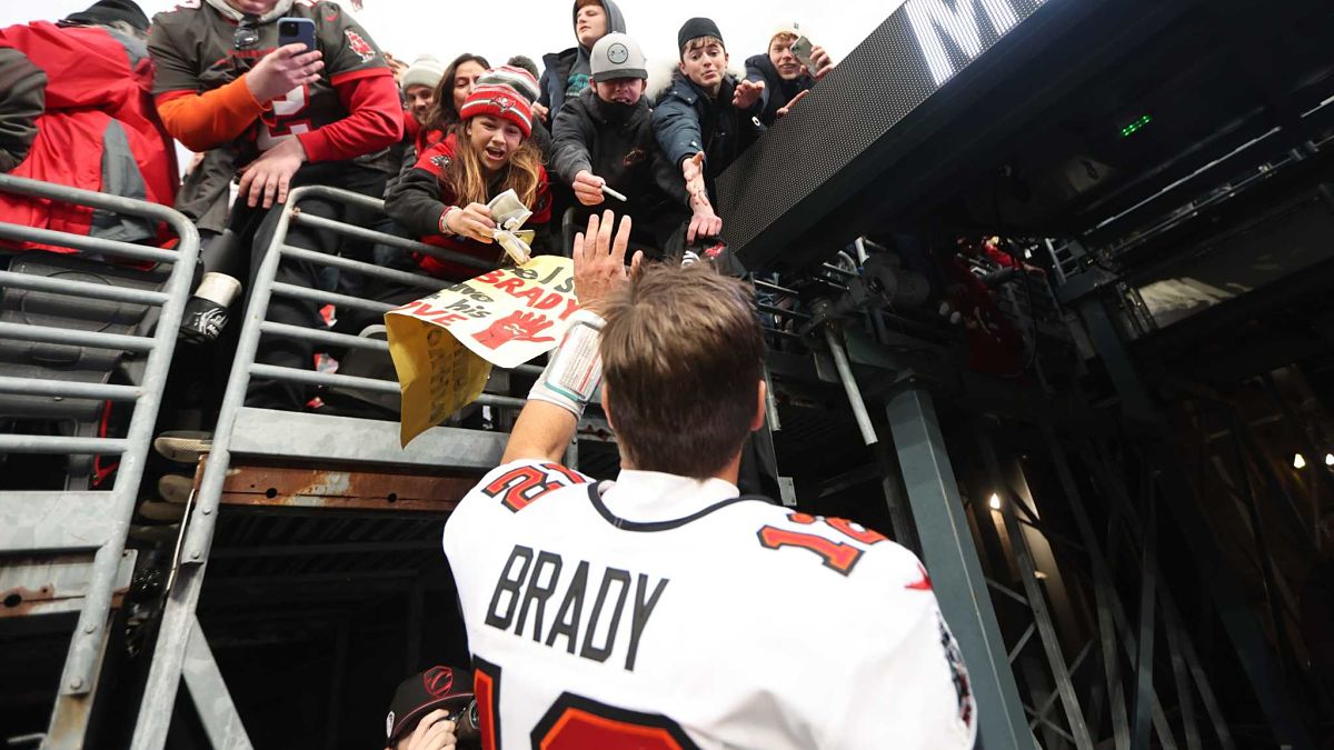 Tampa Bay Buccaneers quarterback Tom Brady