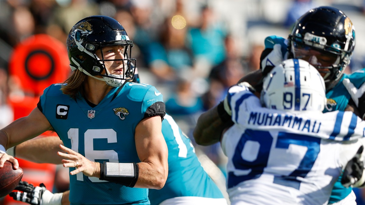 Jacksonville Jaguars quarterback Trevor Lawrence