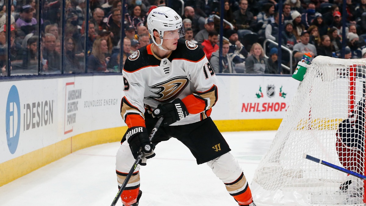 Anaheim Ducks forward Troy Terry