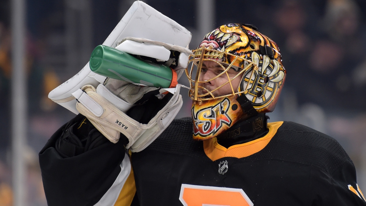 Boston Bruins goaltender Tuukka Rask