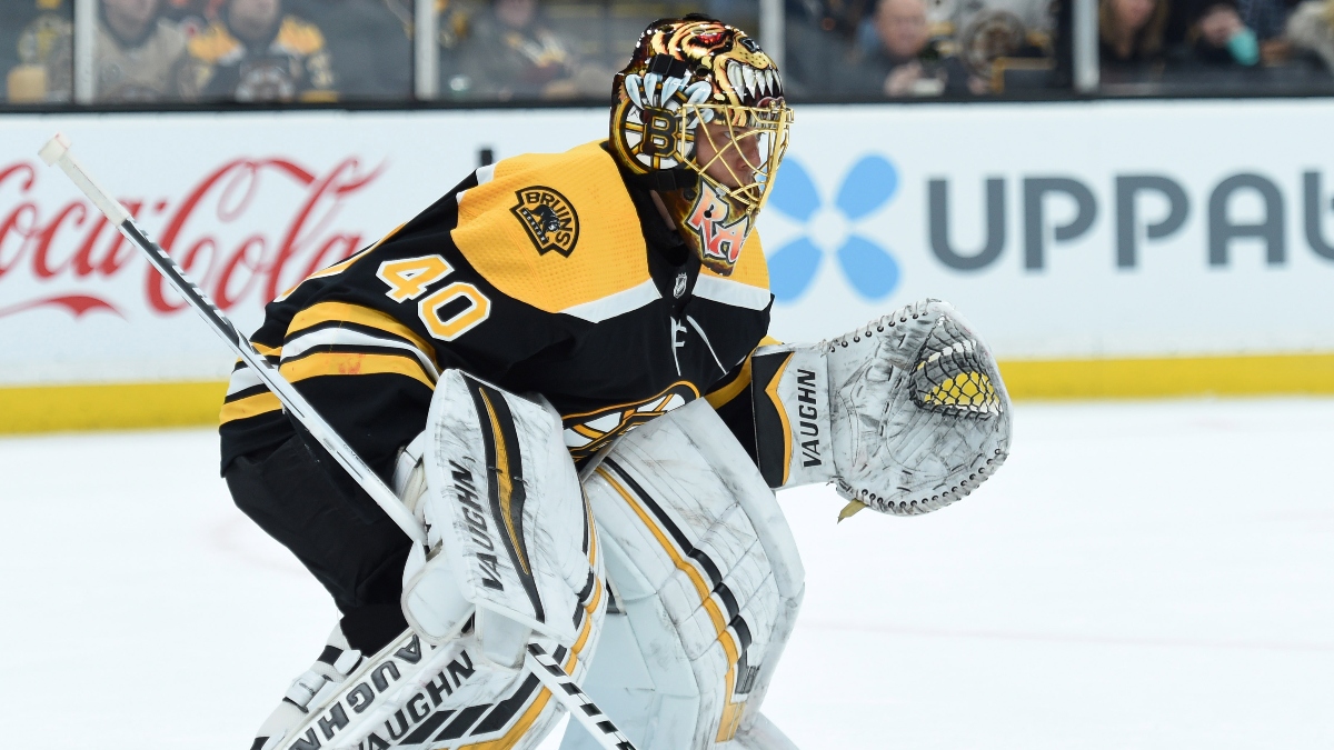 Boston Bruins goaltender Tuukka Rask
