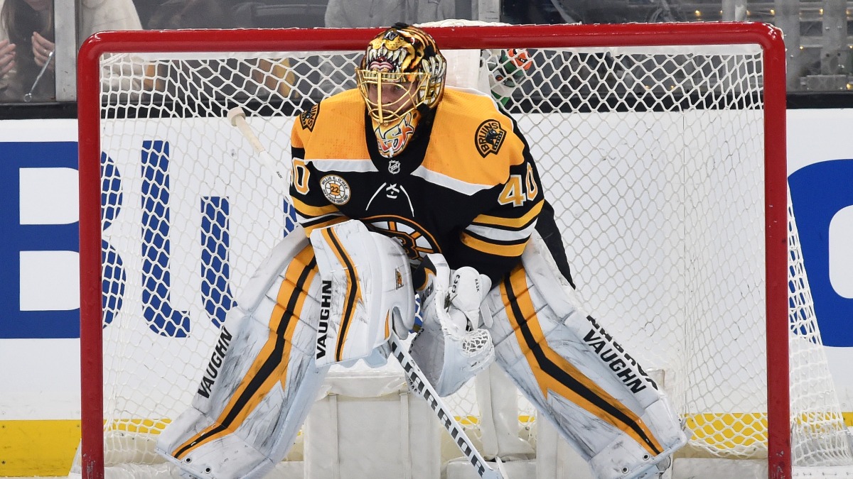 Boston Bruins goaltender Tuukka Rask