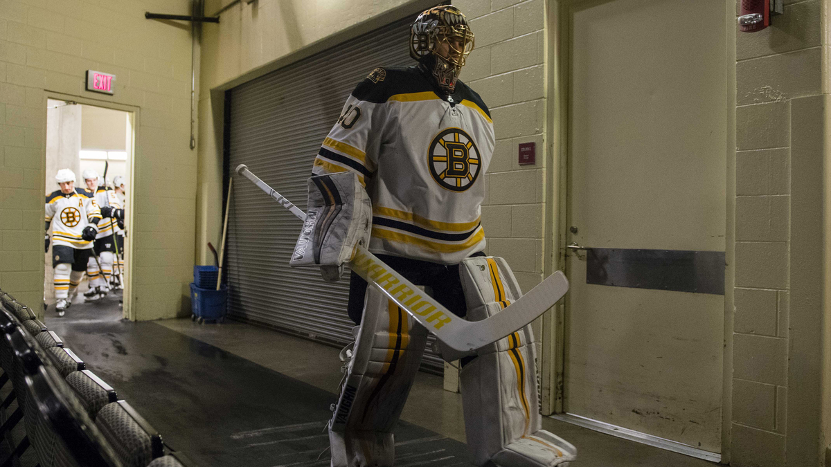 Boston Bruins goalie Tuukka Rask