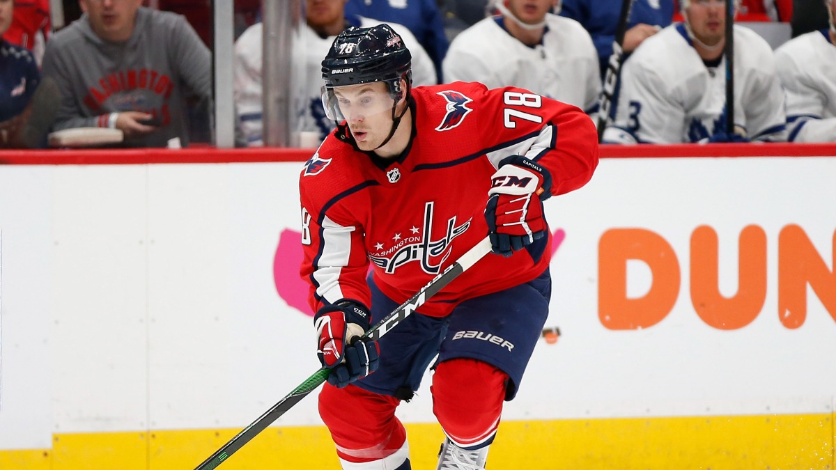 Boston Bruins defenseman Tyler Lewington