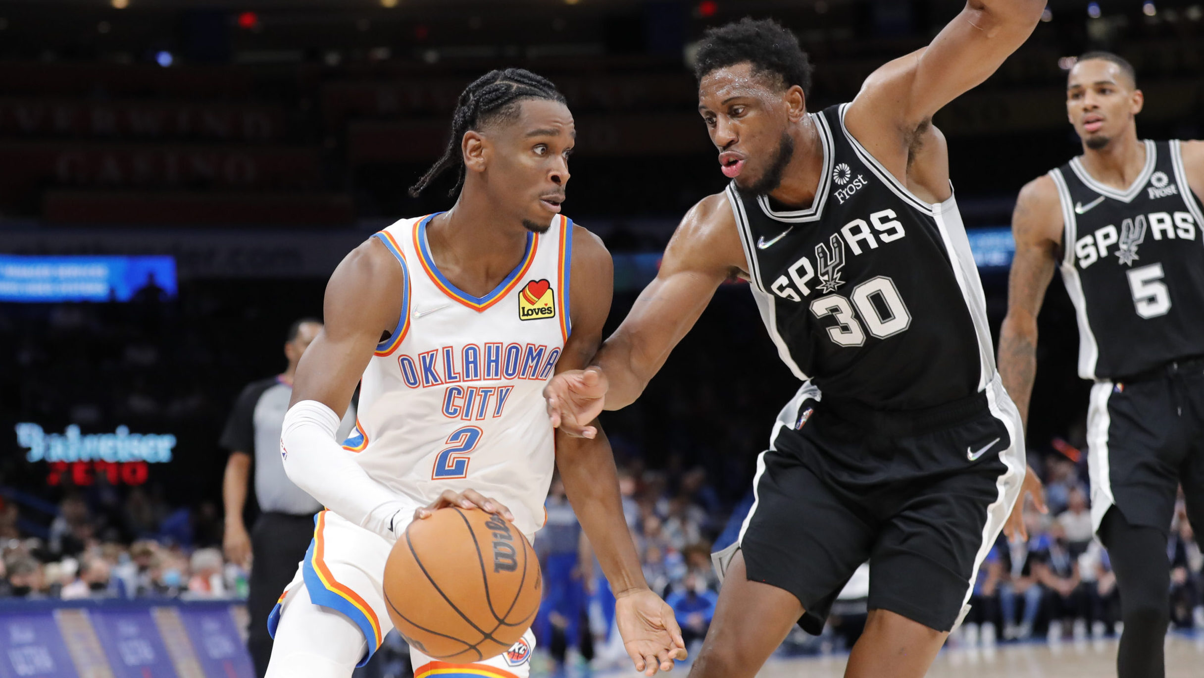 NBA: San Antonio Spurs at Oklahoma City Thunder