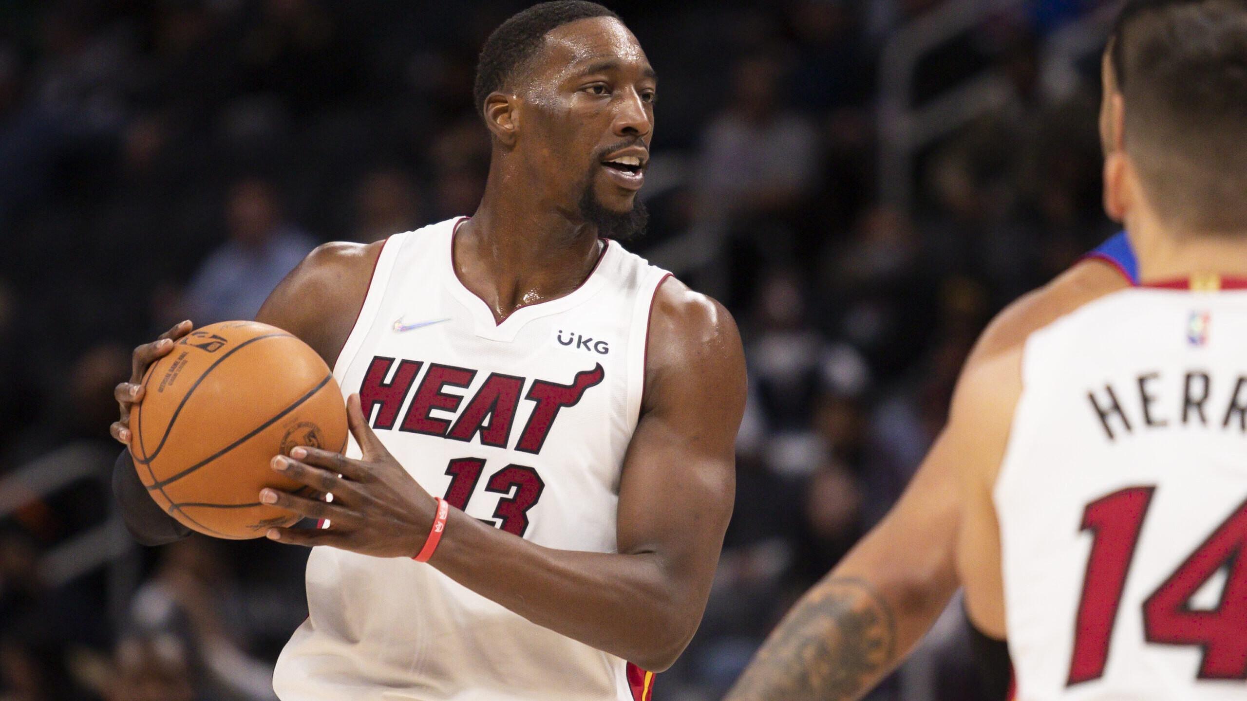 NBA: Miami Heat at Detroit Pistons
