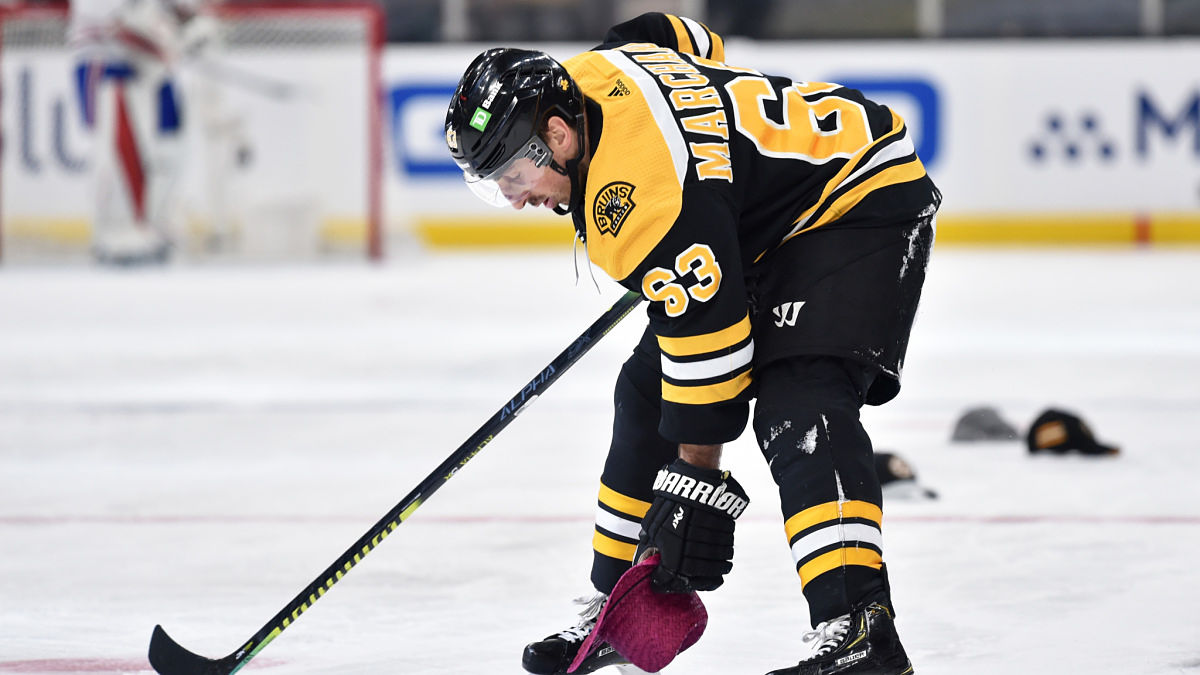 Boston Bruins left wing Brad Marchand