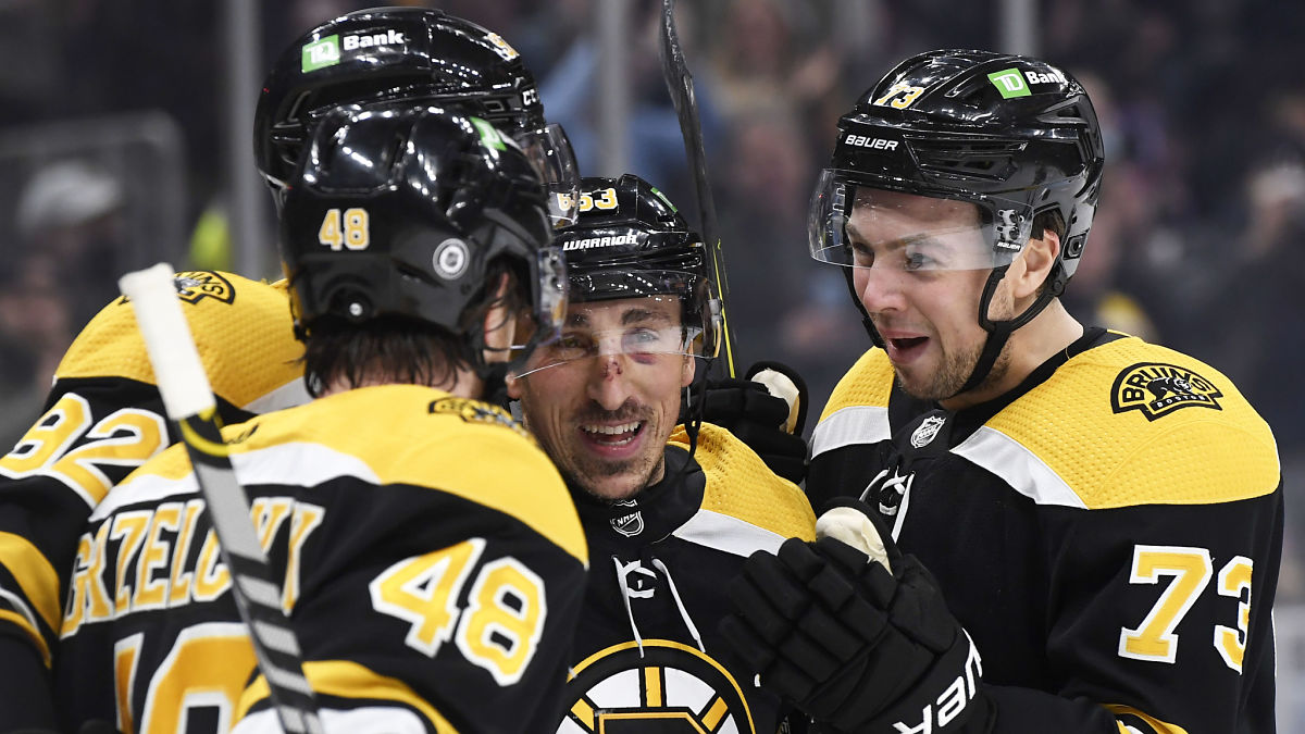 Boston Bruins left wing Brad Marchand