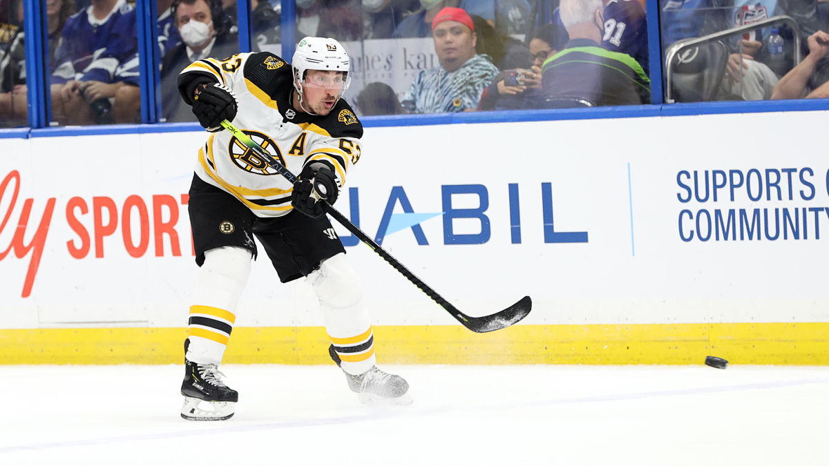 Boston Bruins left wing Brad Marchand