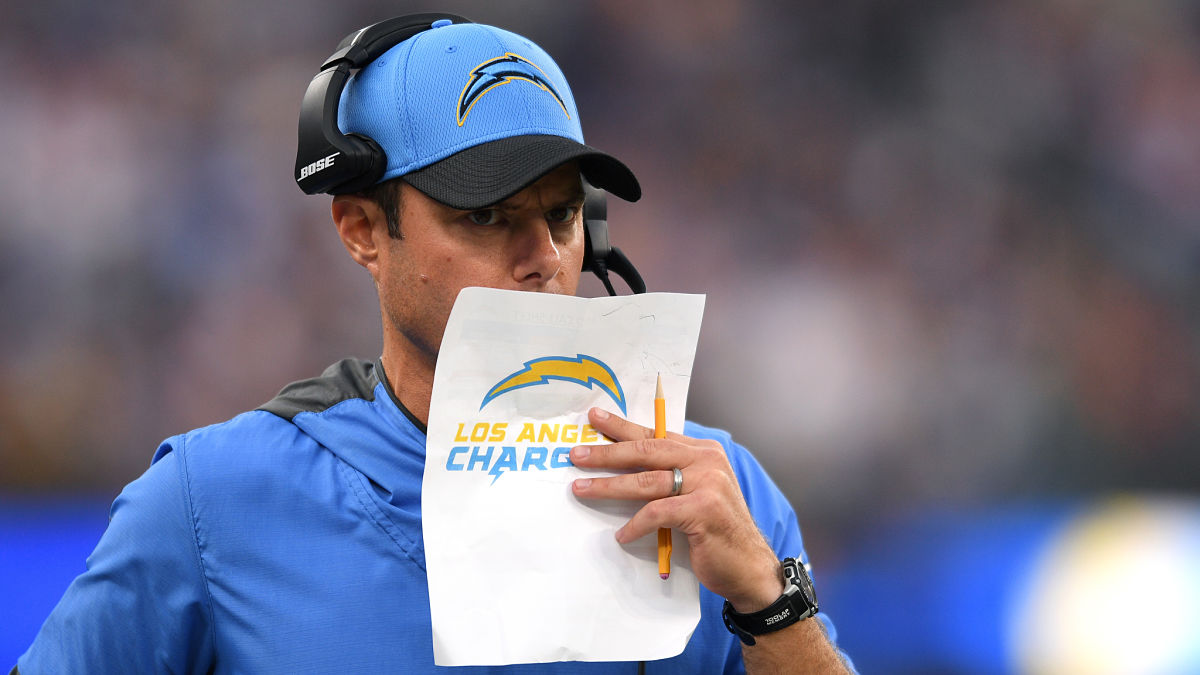 Los Angeles Chargers head coach Brandon Staley