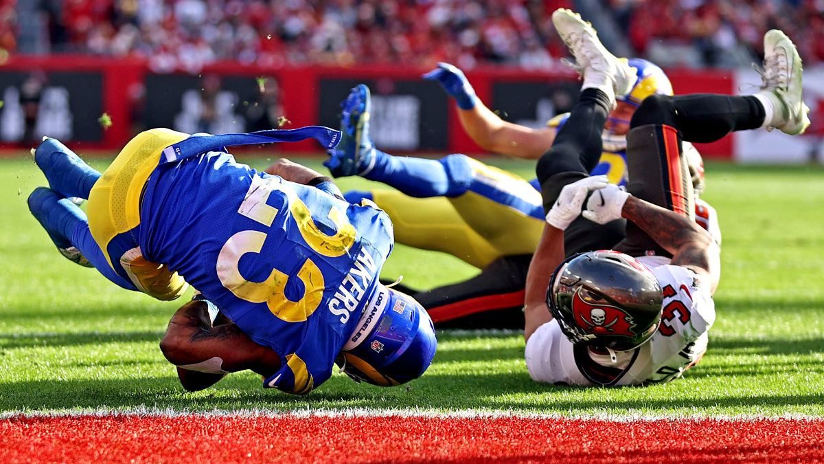 Los Angeles Rams running back Cam Akers