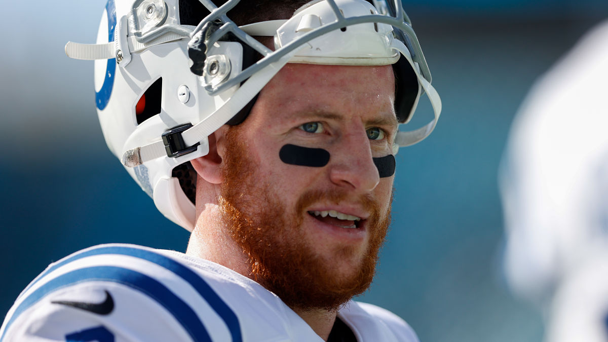 Indianapolis Colts quarterback Carson Wentz