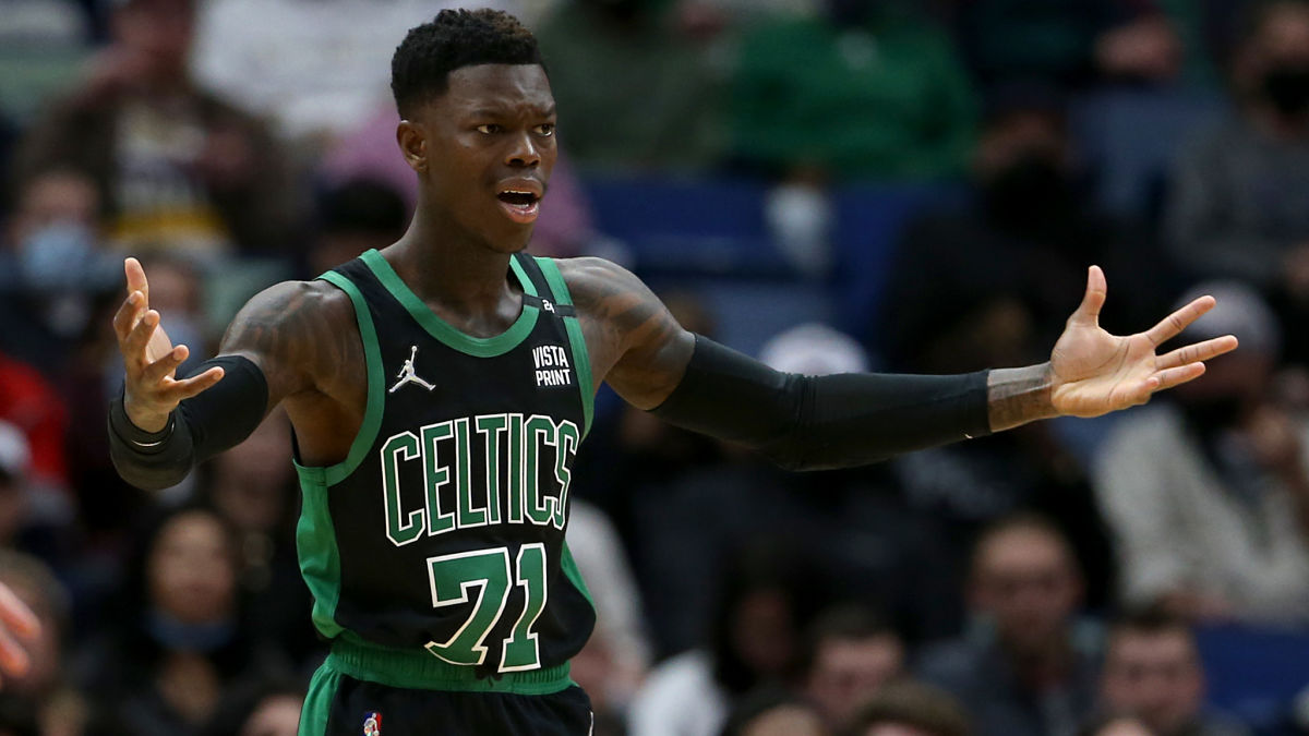 Boston Celtics guard Dennis Schröder
