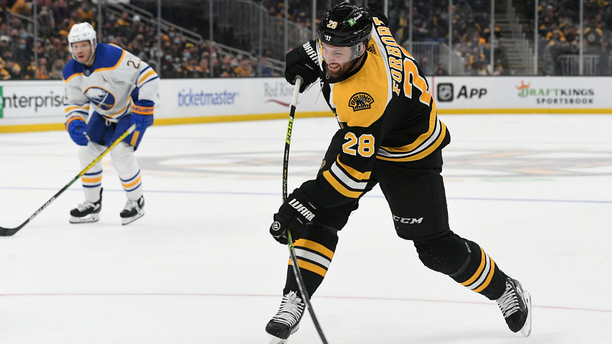 Boston Bruins defenseman Derek Forbort