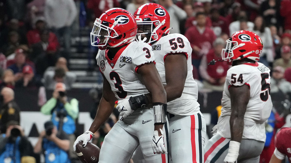 Georgia Bulldogs running back Zamir White