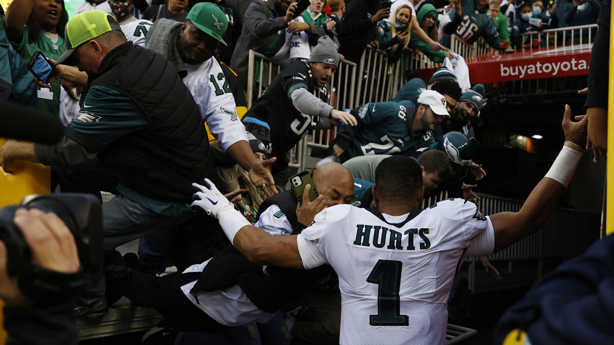 Philadelphia Eagles quarterback Jalen Hurts