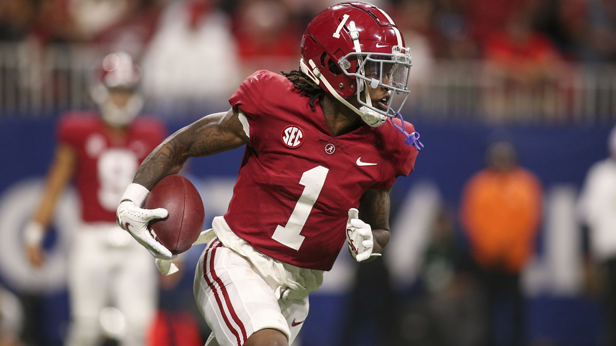 Alabama receiver Jameson Williams