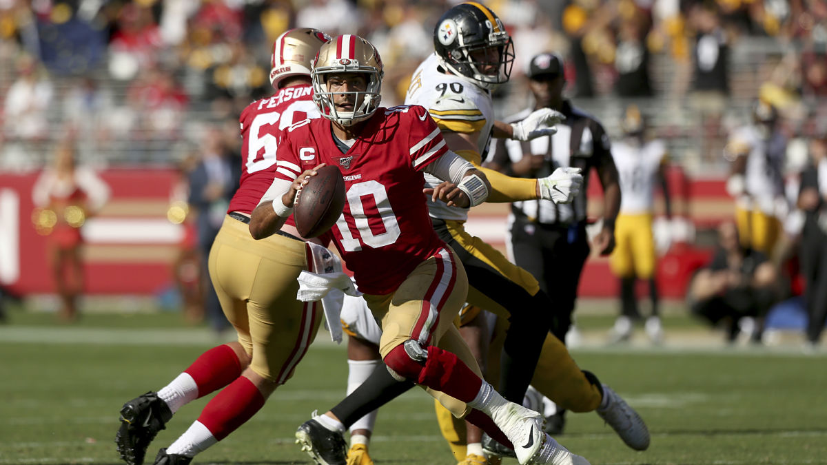 San Francisco 49ers quarterback Jimmy Garoppolo