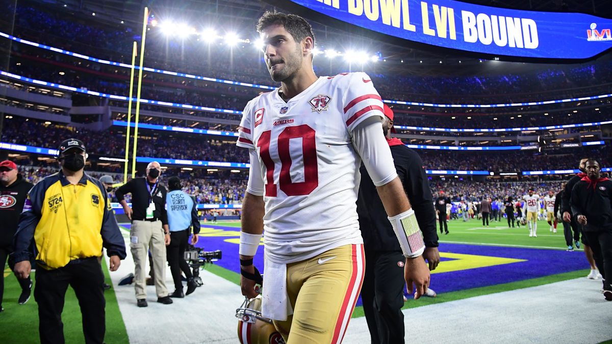 San Francisco 49ers quarterback Jimmy Garoppolo
