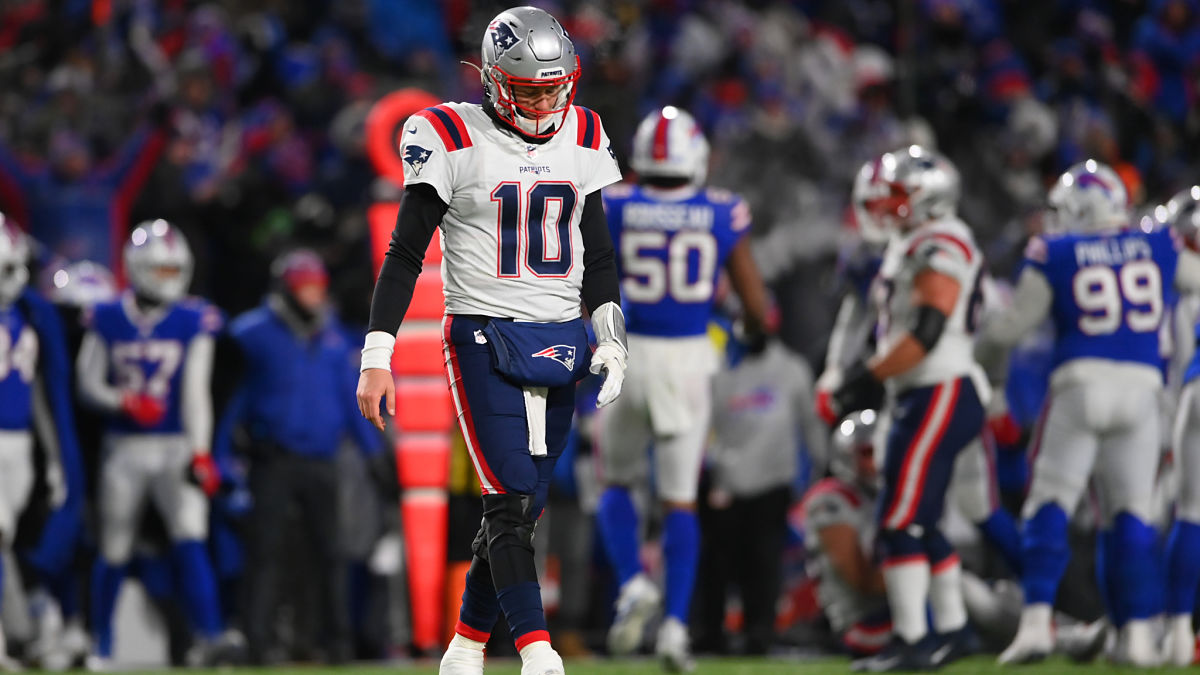 New England Patriots quarterback Mac Jones