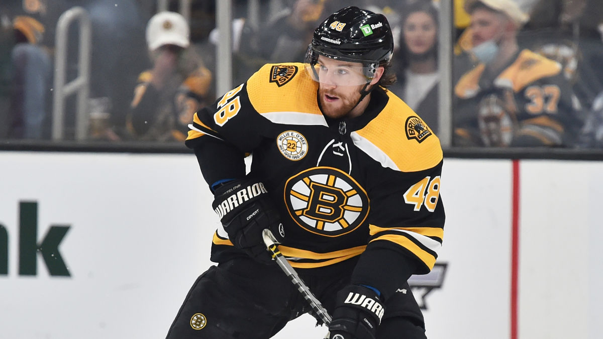 Boston Bruins defenseman Matt Grzelcyk