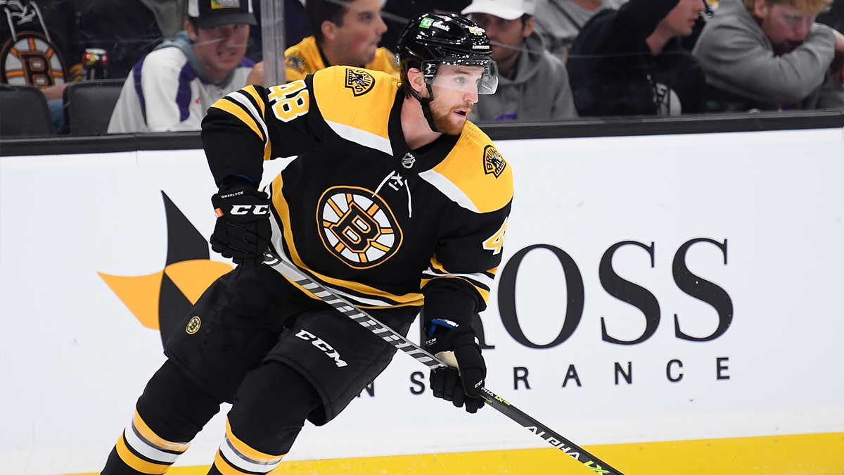 Boston Bruins defenseman Matt Grzelcyk