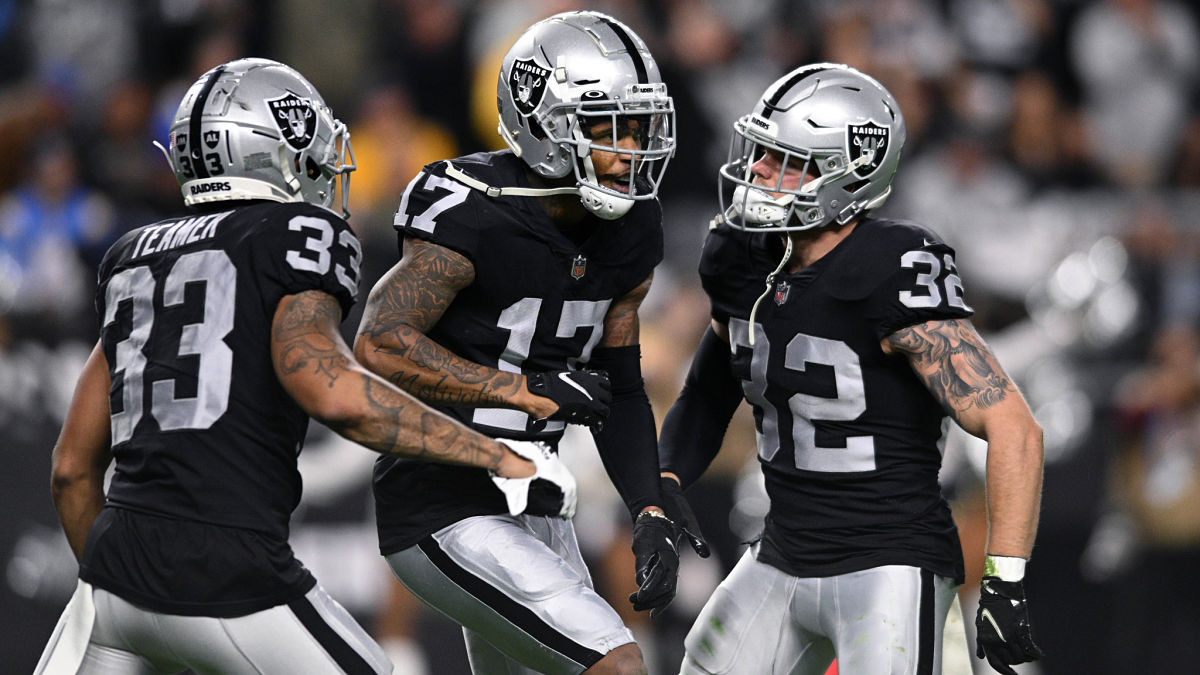 Las Vegas Raiders receiver Tyron Johnson