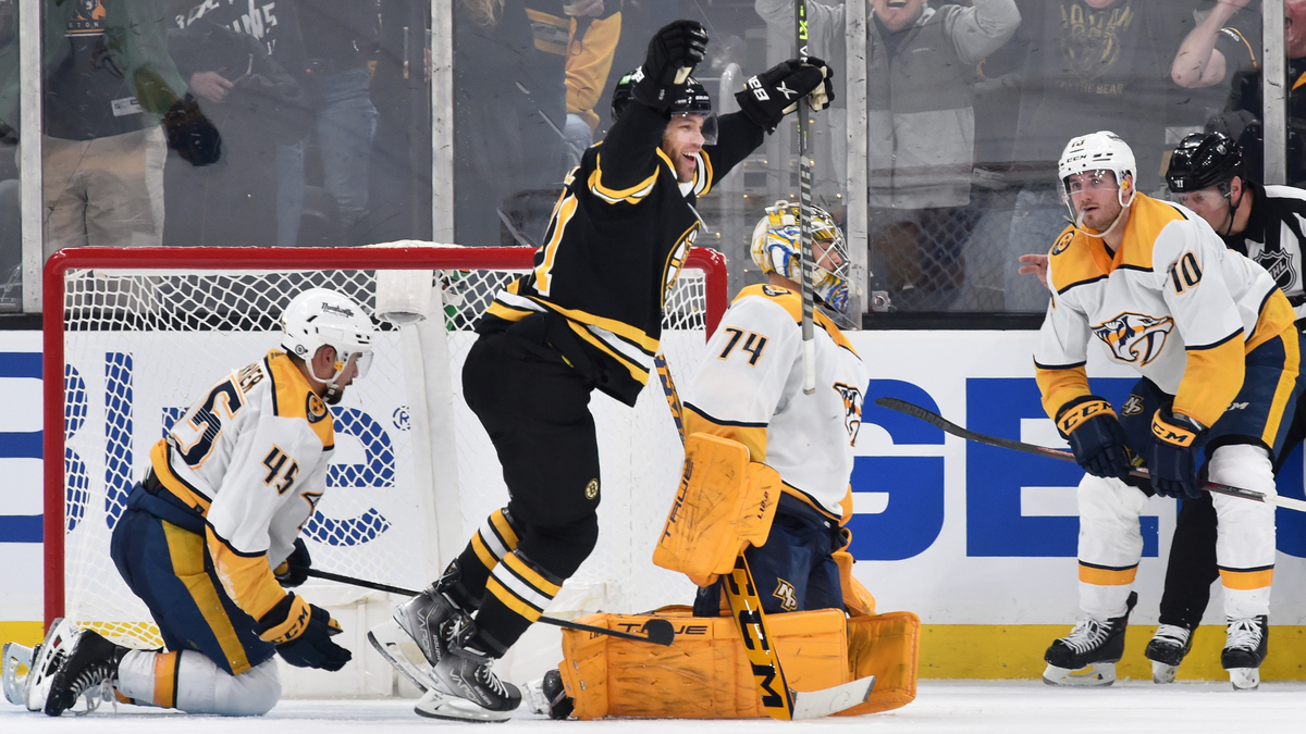 Boston Bruins forward Taylor Hall