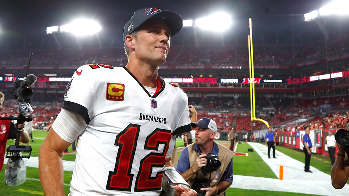 Tampa Bay Buccaneers quarterback Tom Brady
