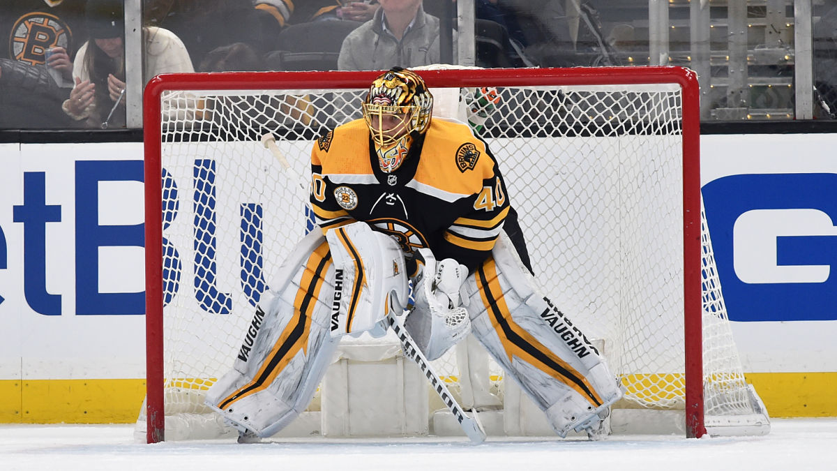 Boston Bruins goaltender Tuukka Rask