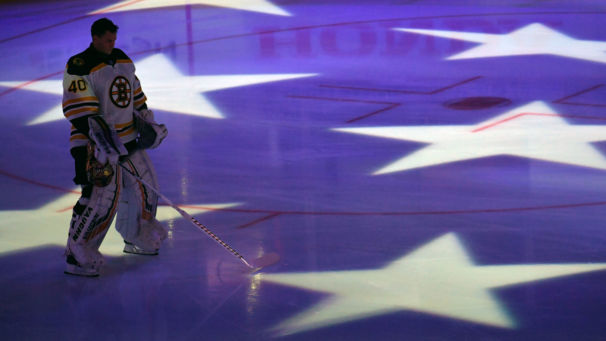 Boston Bruins goalie Tuukka Rask