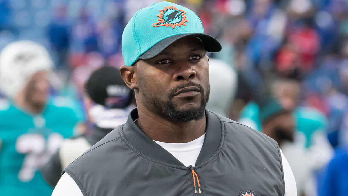 Former Miami Dolphins head coach Brian Flores