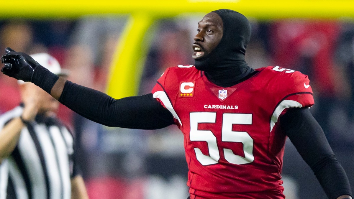 Free agent defensive end Chandler Jones