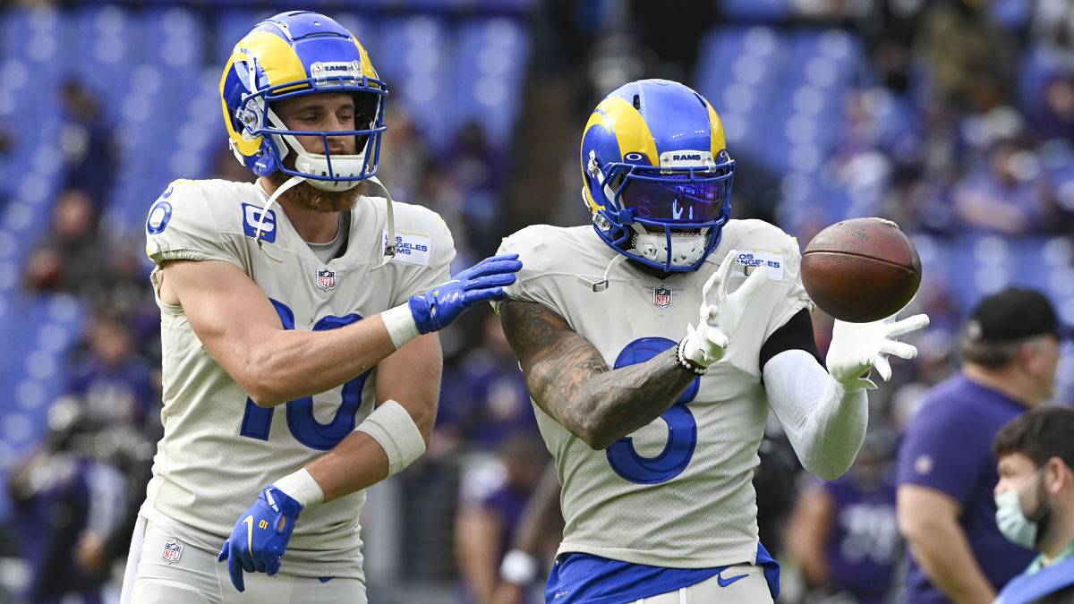 Los Angeles Rams wide receivers Cooper Kupp and Odell Beckham Jr.