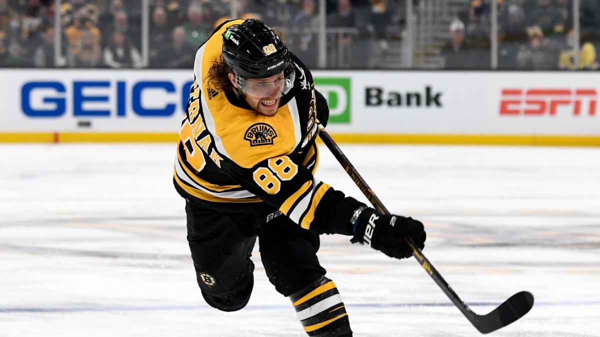 Boston Bruins forward David Pastrnak