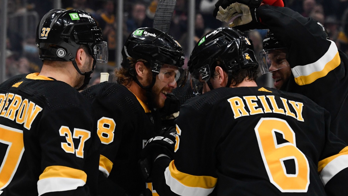 Boston Bruins winger David Pastrnak