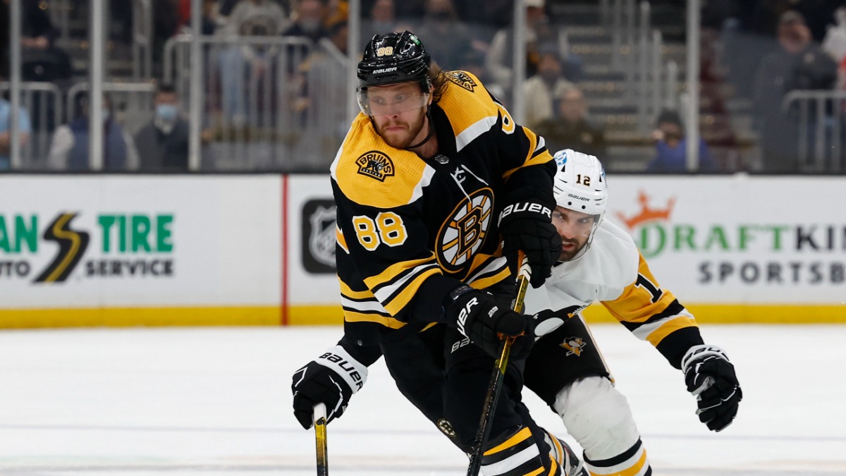 Boston Bruins forward David Pastrnak