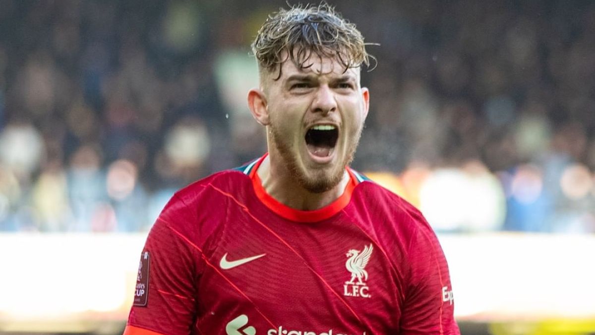 Liverpool midfielder Harvey Elliott