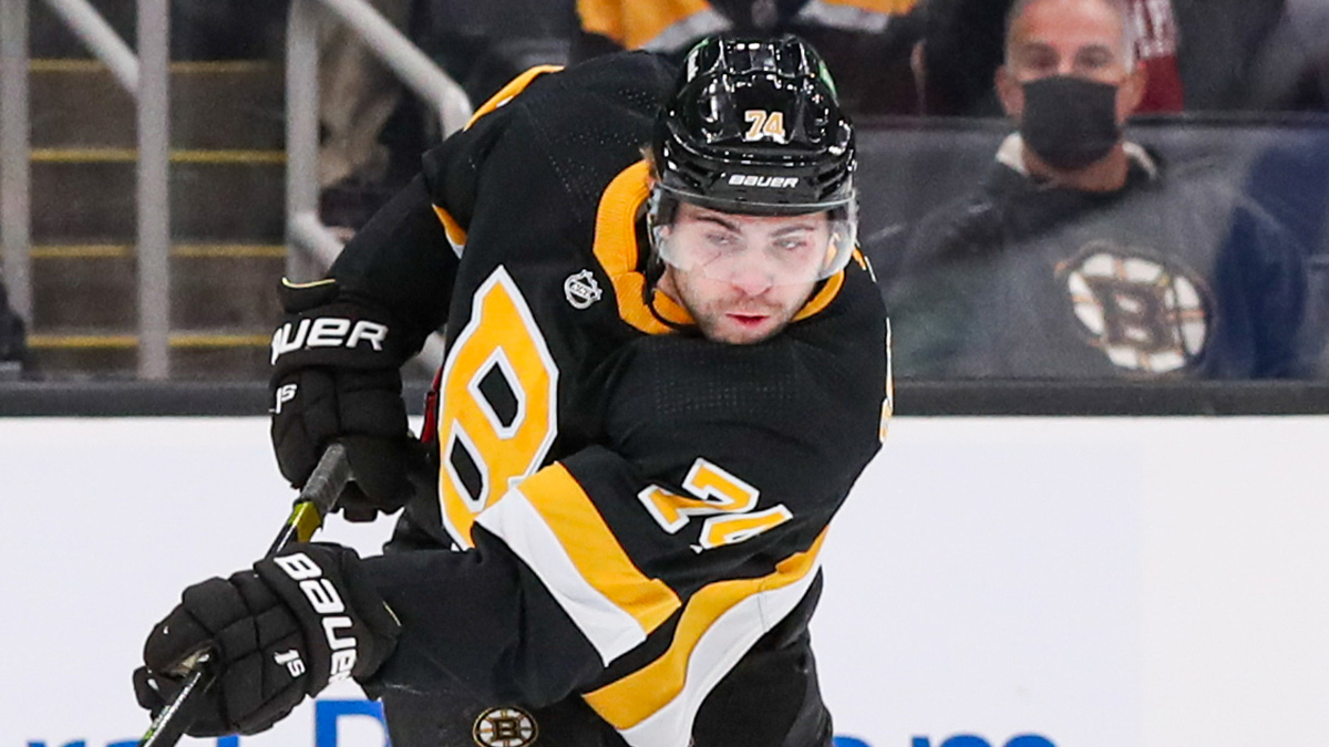 Boston Bruins forward Jake DeBrusk