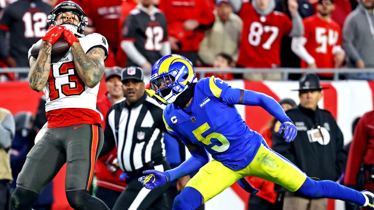 Los Angeles Rams cornerback Jalen Ramsey, Tampa Bay Buccaneers receiver Mike Evans