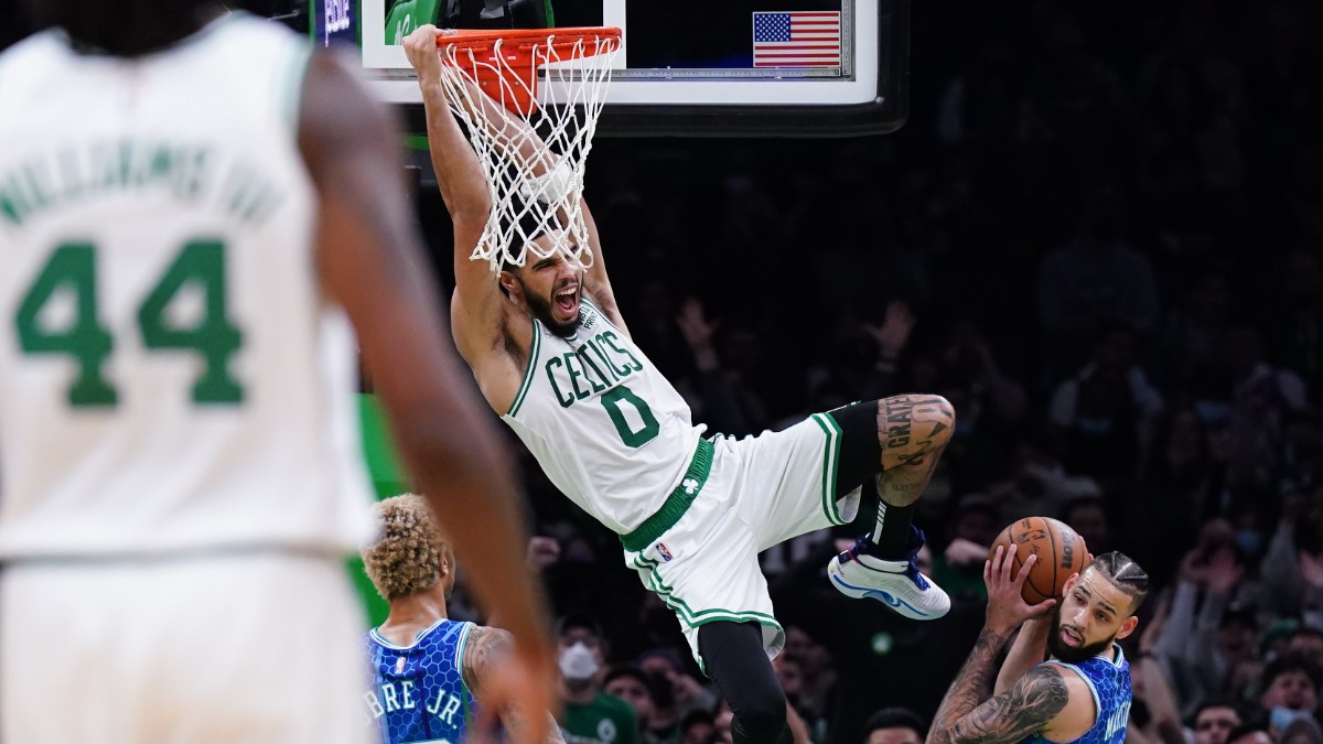 Boston Celtics forward Jayson Tatum