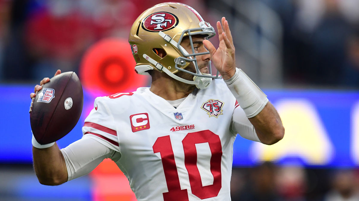 San Francisco 49ers quarterback Jimmy Garoppolo