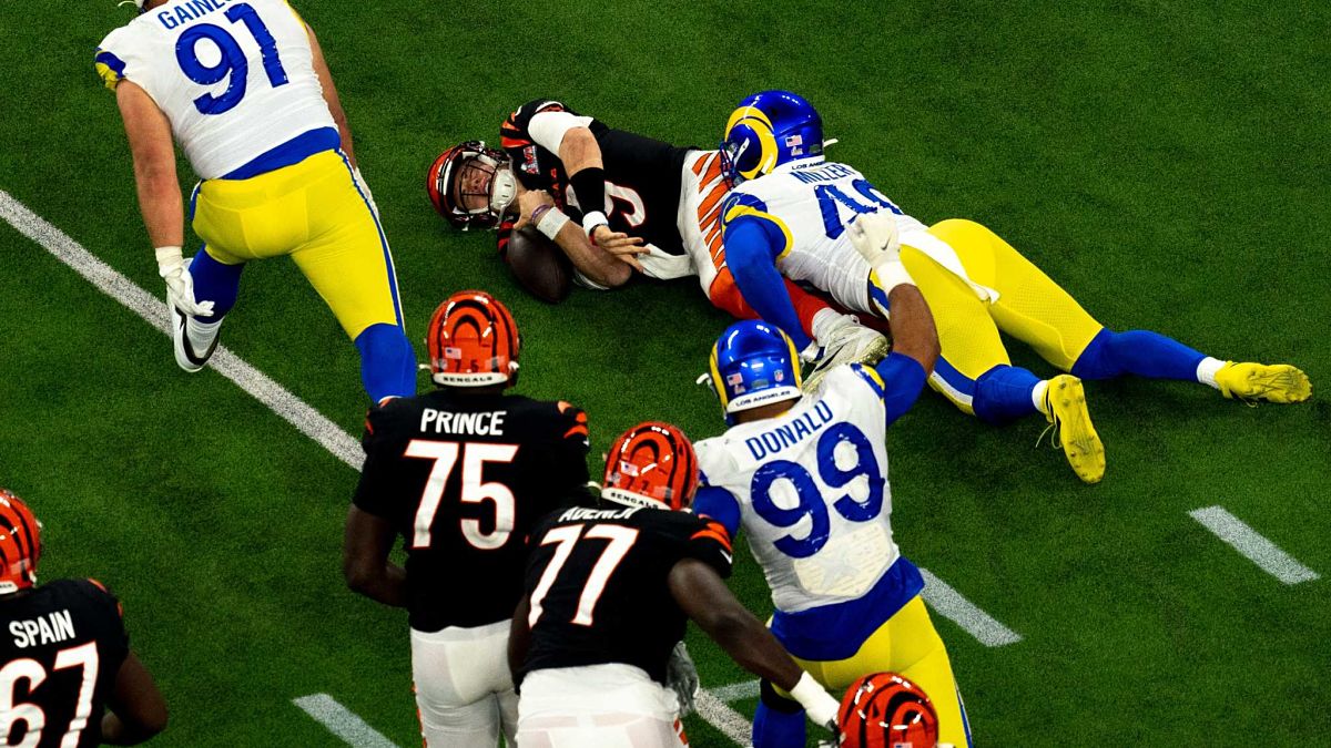 Cincinnati Bengals quarterback Joe Burrow and Los Aneles Rams linebacker Von Miller