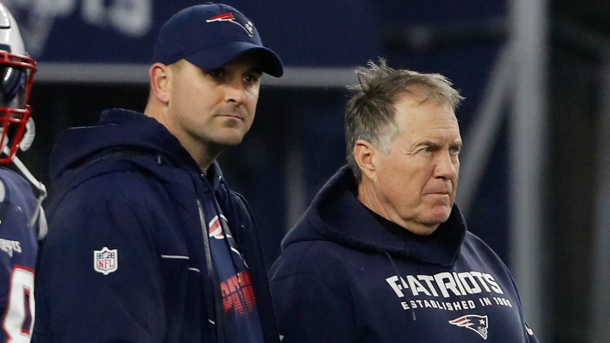 New England Patriots special teams coordinator/wide receivers coach Joe Judge
